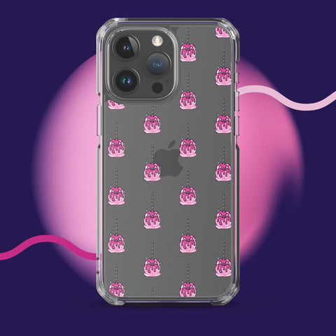 Pink on Pink Candy Apple Clear Case for iPhone®