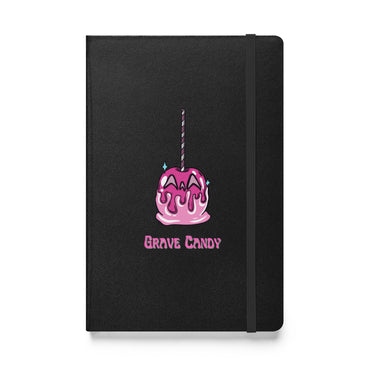 Pink on Pink Candy Apple Hardcover bound notebook