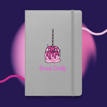 Pink on Pink Candy Apple Hardcover bound notebook