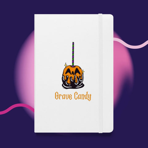 Black on Orange Candy Apple Hardcover bound notebook