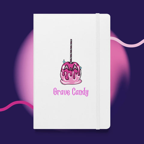 Pink on Pink Candy Apple Hardcover bound notebook