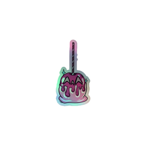 Pink on Pink candy apple Holographic stickers