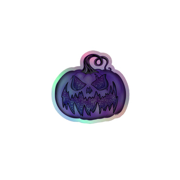 The Purple Stardust Pumpkin Holographic sticker