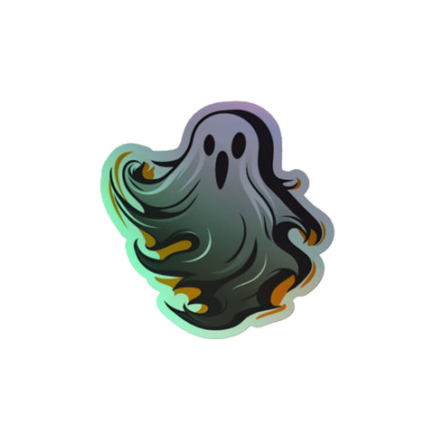 Plain Ghost Holographic sticker