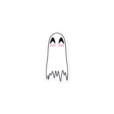 Blushing Ghost Bubble-free sticker