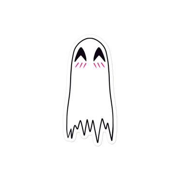 Blushing Ghost Bubble-free sticker