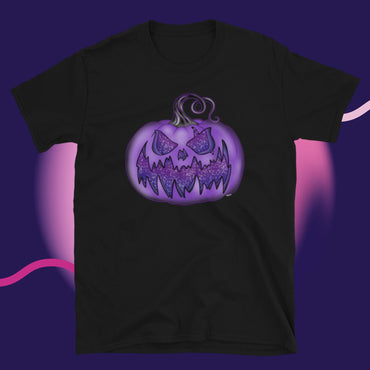 The Purple Stardust Pumpkin Short sleeve t-shirt