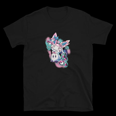 Pink Puppet Monster Short-Sleeve Unisex T-Shirt