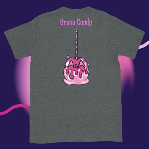 Pink Candy Apple Two-sided Short-Sleeve Unisex T-Shirt