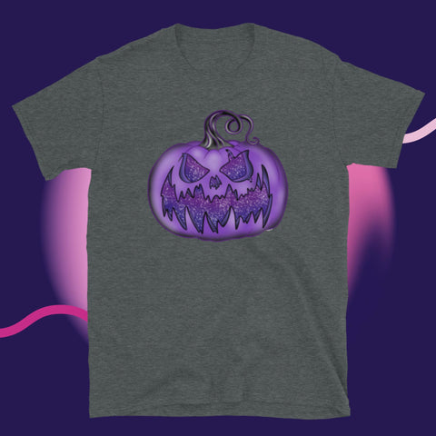 The Purple Stardust Pumpkin Short sleeve t-shirt