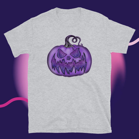 The Purple Stardust Pumpkin Short sleeve t-shirt