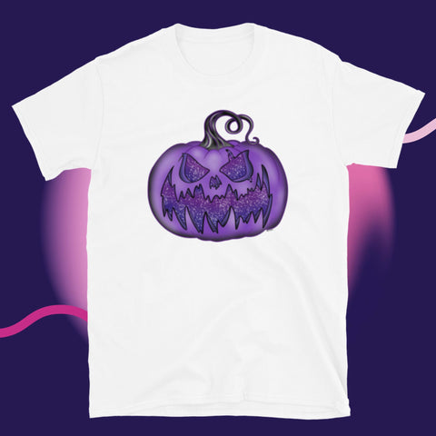 The Purple Stardust Pumpkin Short sleeve t-shirt