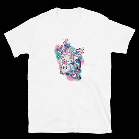 Pink Puppet Monster Short-Sleeve Unisex T-Shirt