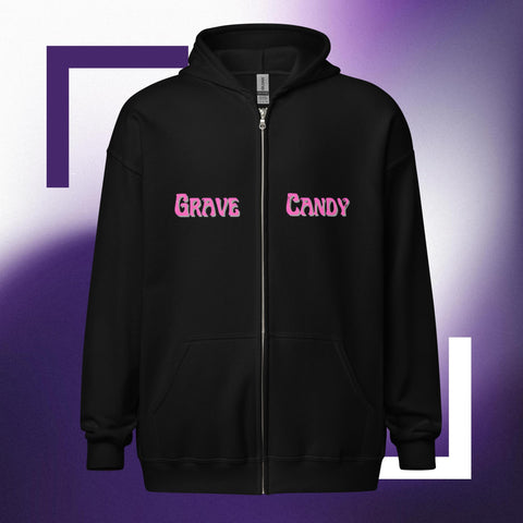 Pink Puppet Monster heavy blend zip hoodie