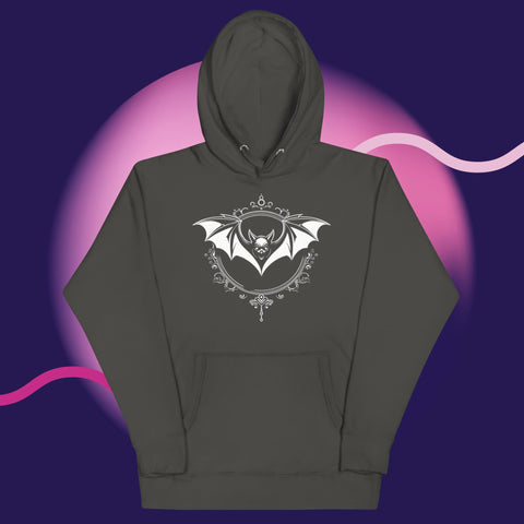 Portrait Bat Unisex Hoodie