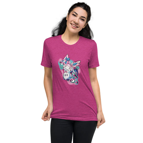 Pink Puppet Monster Short sleeve t-shirt